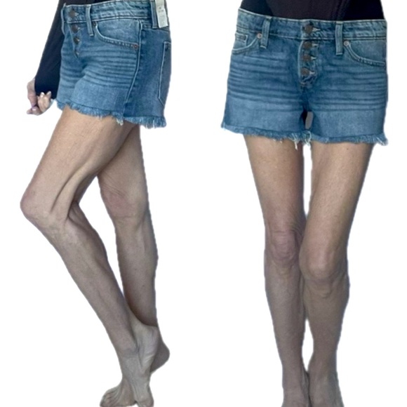 NWT Lucky Brand The Cut Off Jean Shorts - Picture 10 of 17
